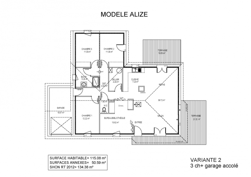 plan de maison les demeures de la cote d'argent